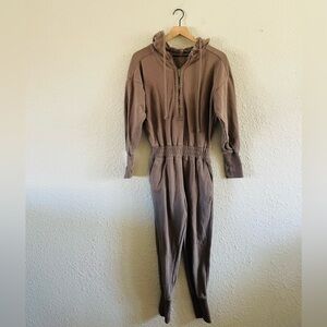 Free People Movement Training Day Jumpsuit in Mocha